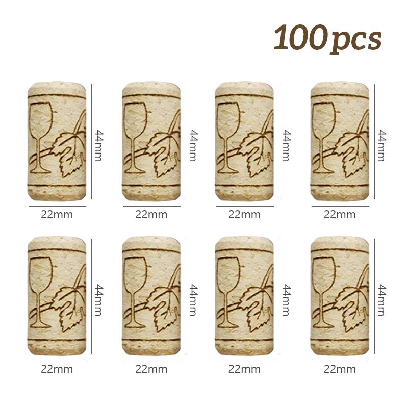 100Pcs Reusable Wine Bottle Cork Stoppers Functional Portable Sealing Corks for Red White Wine Bar Tools Accessories
100Pcs Reusable Wine Bottle Cork Stoppers Functional Portable Sealing Corks for Red White Wine Bar Tools Accessories
