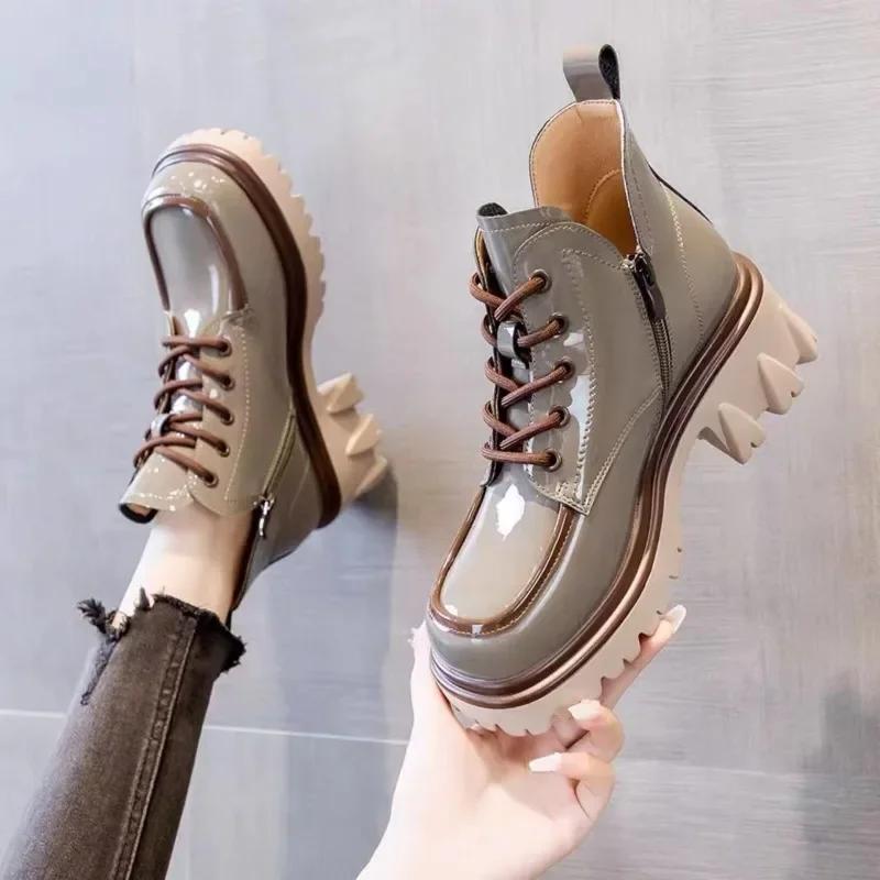 fashion Shoes for Women 2024 Autumn Winter New Chunky Heel Platform Lace-up Women s Boots Fashionable Round Toe Zipper Motorcycle Boots 35 чёрный
fashion Shoes for Women 2024 Autumn Winter New Chunky Heel Platform Lace-up Women s Boots Fashionable Round Toe Zipper Motorcycle Boots 35 чёрный