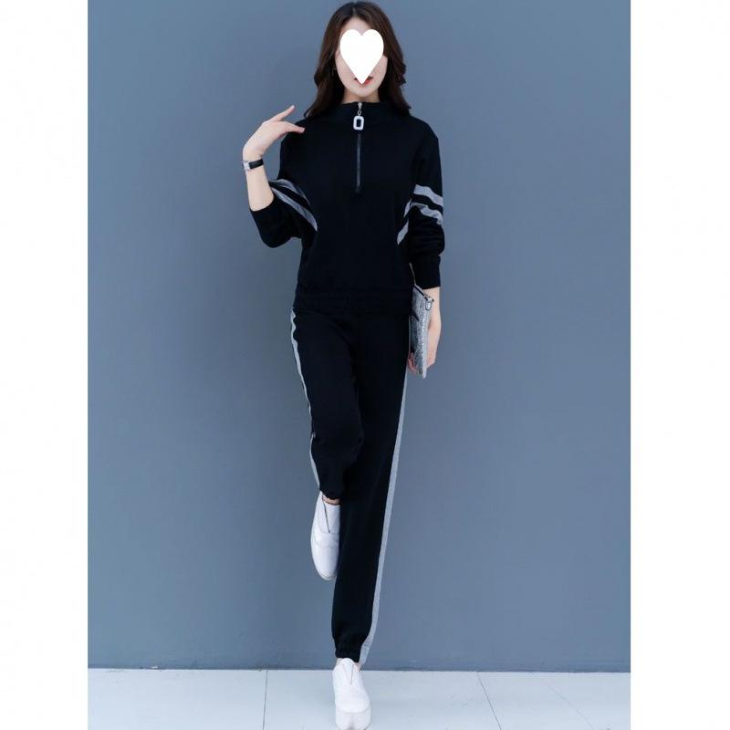 Жіночий одяг на осінь - Вільний світшот з довгими рукавами та коміром-стійкою для спорту - Комплект з двох предметів XXXL
Жіночий одяг на осінь - Вільний світшот з довгими рукавами та коміром-стійкою для спорту - Комплект з двох предметів XXXL