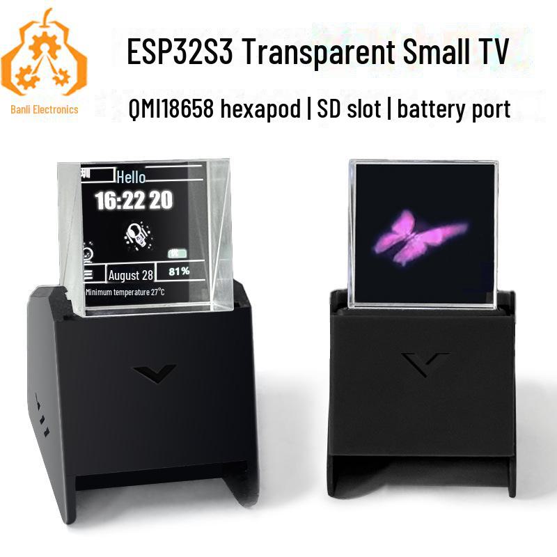 ESP32 S3: Compact Transparent TV for Zhihuijun HoloCubic 3D Prism Clock Display
ESP32 S3: Compact Transparent TV for Zhihuijun HoloCubic 3D Prism Clock Display