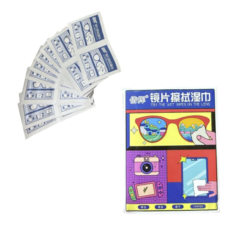 100 pieces, glasses cleaner, glasses/sunglasses lens wipes, screen wipes, individually packaged lens wipes.
100 pieces, glasses cleaner, glasses/sunglasses lens wipes, screen wipes, individually packaged lens wipes.