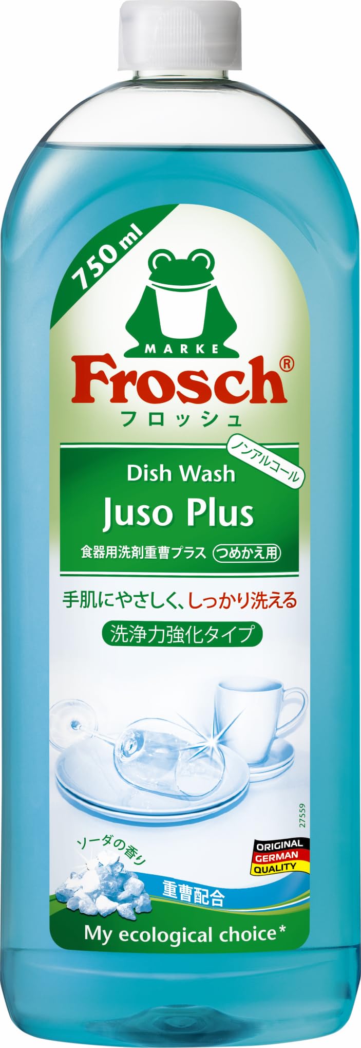 Frosh Средство для мытья посуды Пищевая сода Плюс Сменный блок 750 мл 
Frosh Средство для мытья посуды Пищевая сода Плюс Сменный блок 750 мл