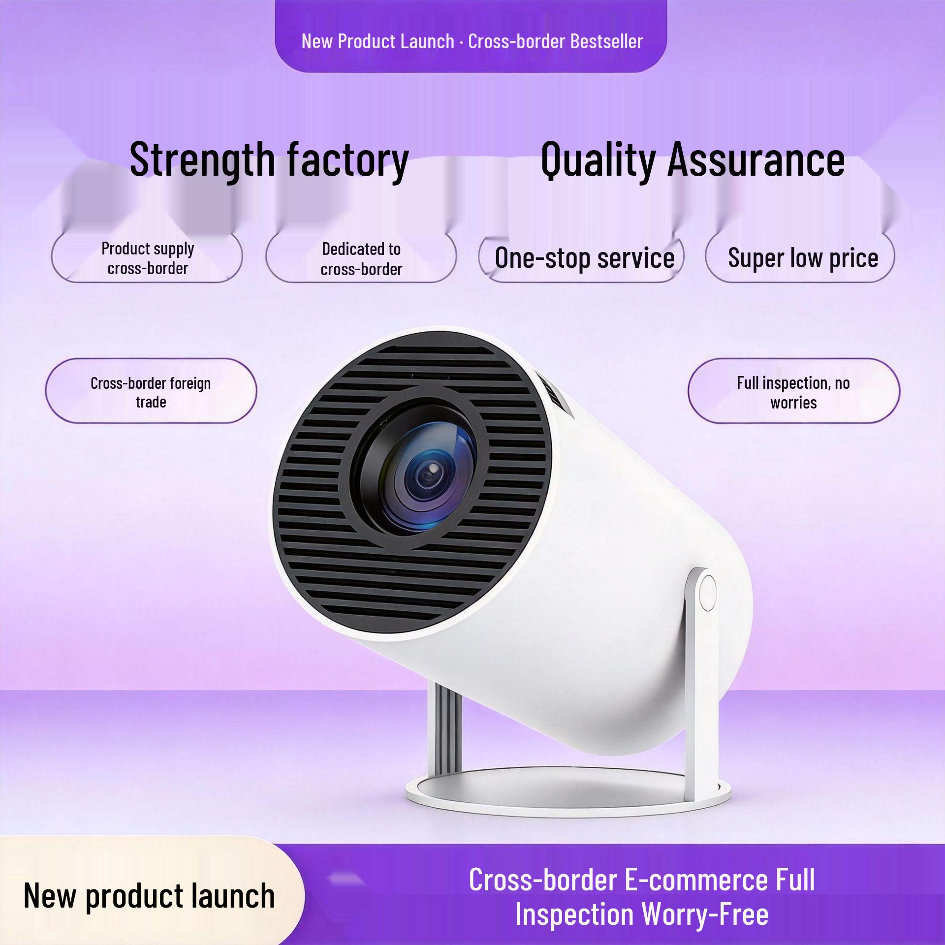 HY300 HD 4K Short Throw Smart Portable Projector for Home & Dormitory EU Plug
HY300 HD 4K Short Throw Smart Portable Projector for Home & Dormitory EU Plug