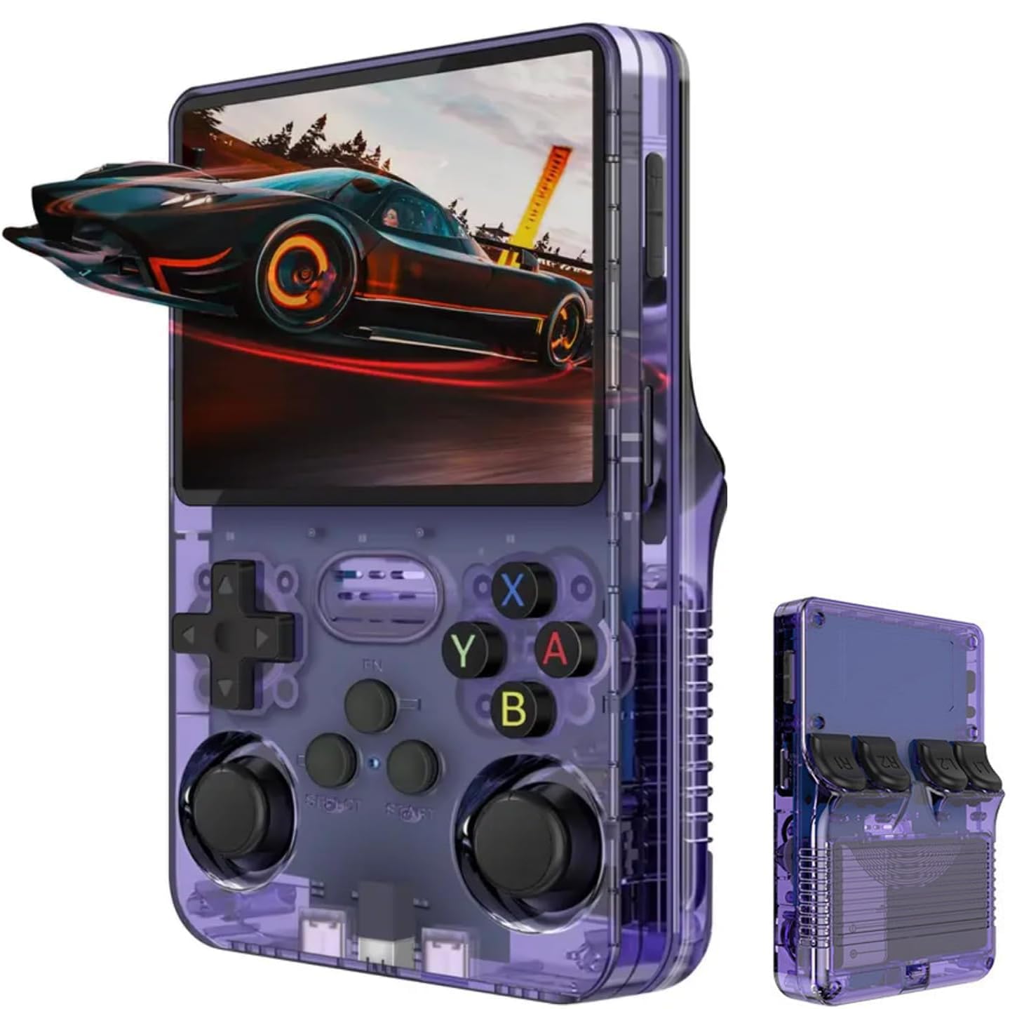 Whatsko R36S ArkOS Retro Handheld Game IPS Dual 3D Portable Emulator Japanese Language 3500mAh Transparent Purple Console, RK3326, 3.5-inch Display,
Whatsko R36S ArkOS Retro Handheld Game IPS Dual 3D Portable Emulator Japanese Language 3500mAh Transparent Purple Console, RK3326, 3.5-inch Display,