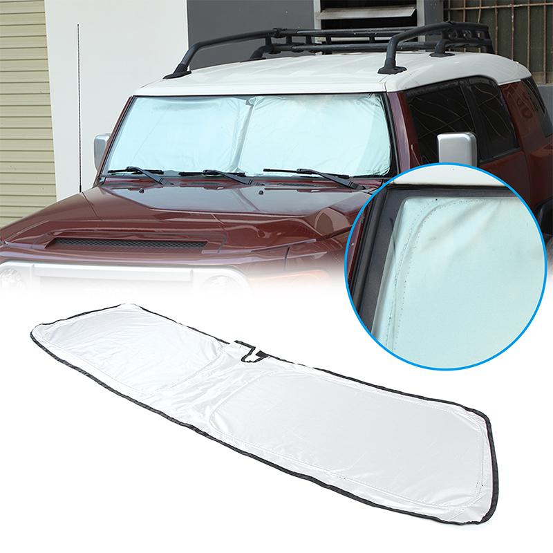 Aluminum Foil Car Front Windshield Full Window Glass Sun Visor Protective Cover For Toyota FJ Cruiser 2007-2026 Car Accessories
Aluminum Foil Car Front Windshield Full Window Glass Sun Visor Protective Cover For Toyota FJ Cruiser 2007-2026 Car Accessories