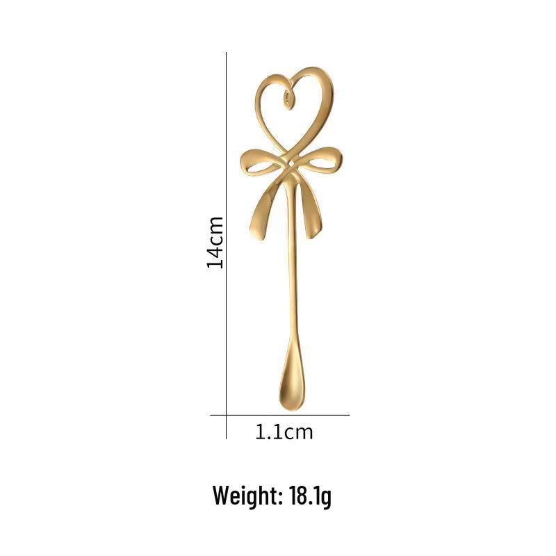 Gold Heart Bowknot Stainless Steel Hanging Spoons, 3-Pack
Gold Heart Bowknot Stainless Steel Hanging Spoons, 3-Pack