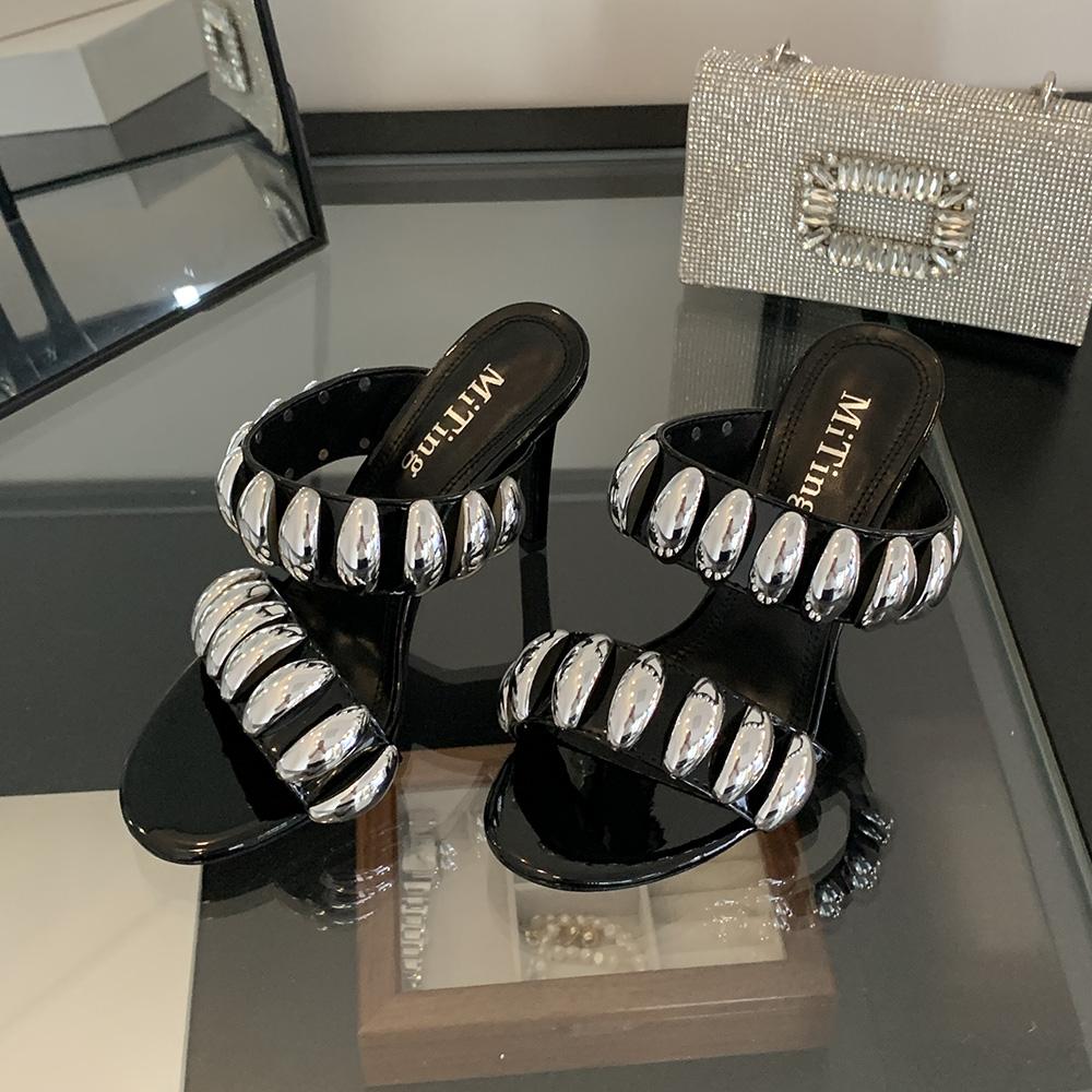 мода Модные женские тапочки-слайды сексуальные туфли-лодочки для вечеринок тонкие туфли на высоком каблуке черные красные серебряные гладиаторские летние сандалии для платья слипоны для вечеринок 39 7.5 чёрный
мода Модные женские тапочки-слайды сексуальные туфли-лодочки для вечеринок тонкие туфли на высоком каблуке черные красные серебряные гладиаторские летние сандалии для платья слипоны для вечеринок 39 7.5 чёрный