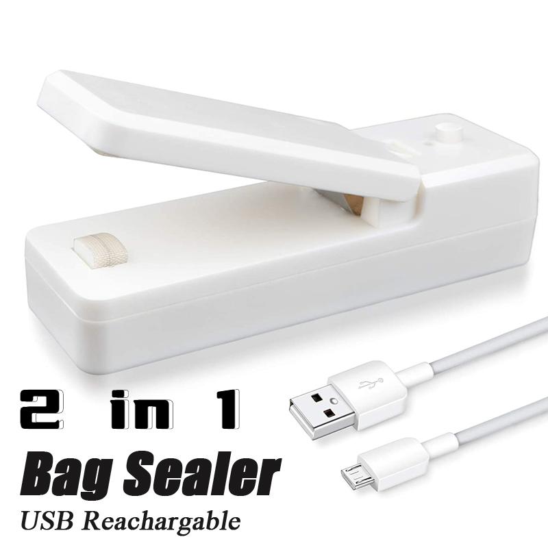 2 в 1 мини-перезаряжаемый USB-герметик для пакетов, термосварщики с ножом для резки, перезаряжаемый портативный герметик для пластиковых пакетов для хранения продуктов питания
2 в 1 мини-перезаряжаемый USB-герметик для пакетов, термосварщики с ножом для резки, перезаряжаемый портативный герметик для пластиковых пакетов для хранения продуктов питания