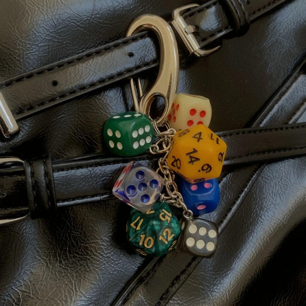 Waist Hanging Decorative Keychain Lucky Grape Skewer Chain Multi Element Bag Pendant Dice Keychain
Waist Hanging Decorative Keychain Lucky Grape Skewer Chain Multi Element Bag Pendant Dice Keychain