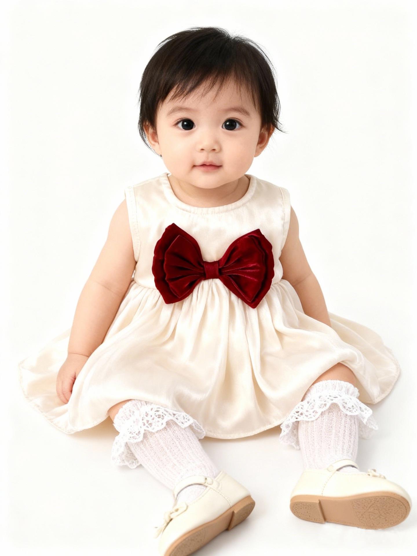 Infant Girl Sleeveless Princess Dress with Diaper Cover - Birthday Party & Celebration 59 cm
Infant Girl Sleeveless Princess Dress with Diaper Cover - Birthday Party & Celebration 59 cm