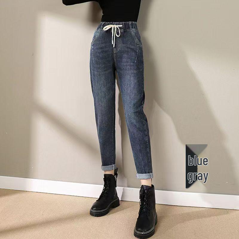 Plus Size Women s Elastic Waist Jeans - Loose Fit, Slimming, High Waist, Thick Fabric for Spring & Autumn 2XL (130-150 Jin)
Plus Size Women s Elastic Waist Jeans - Loose Fit, Slimming, High Waist, Thick Fabric for Spring & Autumn 2XL (130-150 Jin)