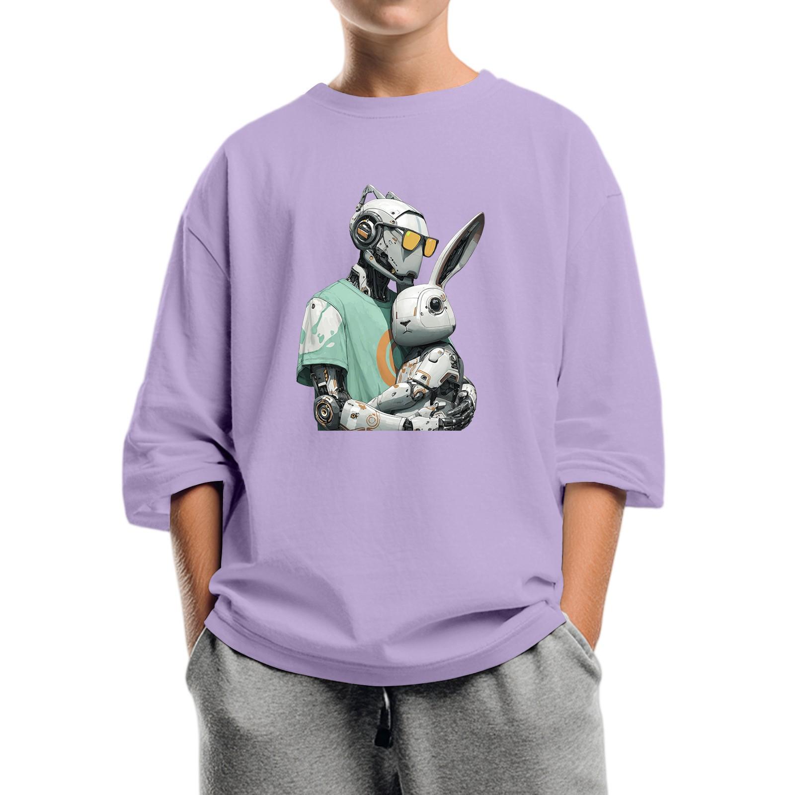 Children s Fashion Printed Round Neck Seven Sleeve Top Casual T-Shirt 120 фіолетовий
Children s Fashion Printed Round Neck Seven Sleeve Top Casual T-Shirt 120 фіолетовий