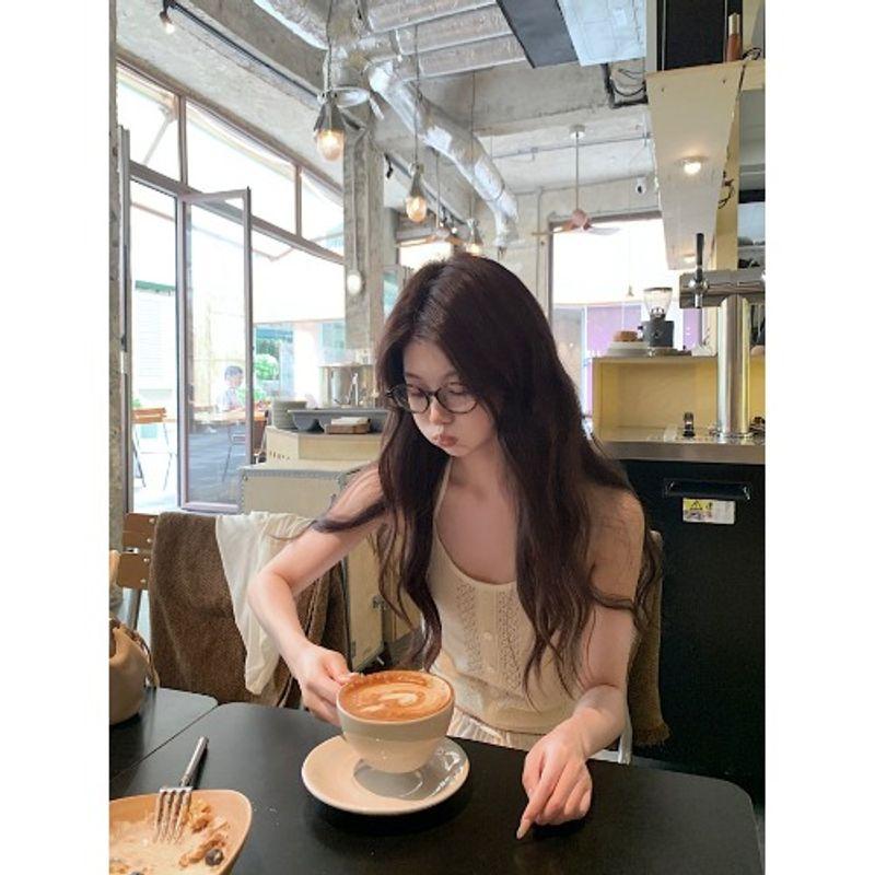 Kumikumi Gentle Suit Women s Soft Glutinous Cardigan Outwear Bandage Dress Vest Autumn Slimming Casual Pants Three-Piece Set Halterneck vest One size
Kumikumi Gentle Suit Women s Soft Glutinous Cardigan Outwear Bandage Dress Vest Autumn Slimming Casual Pants Three-Piece Set Halterneck vest One size