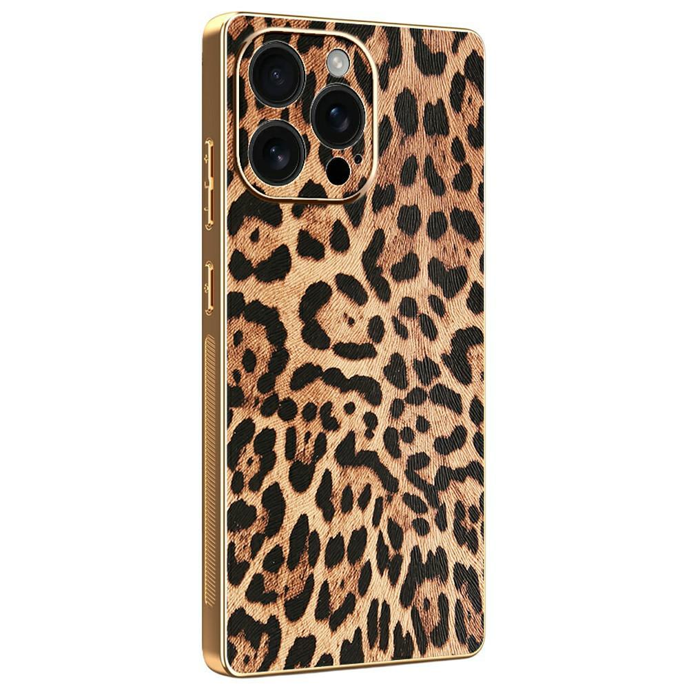 For iPhone 16 Pro Max Case Leopard Print PU Leather Coated PC+TPU Electroplating Phone Cover A
For iPhone 16 Pro Max Case Leopard Print PU Leather Coated PC+TPU Electroplating Phone Cover A
