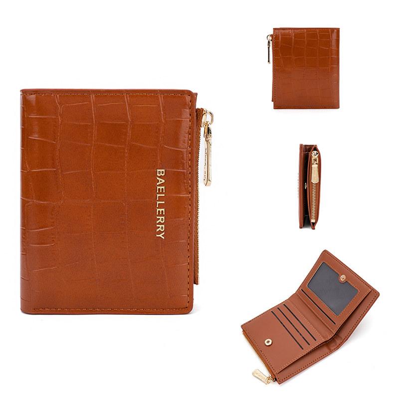 Baellerry женские короткие кошельки из искусственной кожи, двойной кошелек, модный дизайн, сумки для денег, кошелек для монет 11.5cm*9.5cm*3cm коричневый
Baellerry женские короткие кошельки из искусственной кожи, двойной кошелек, модный дизайн, сумки для денег, кошелек для монет 11.5cm*9.5cm*3cm коричневый