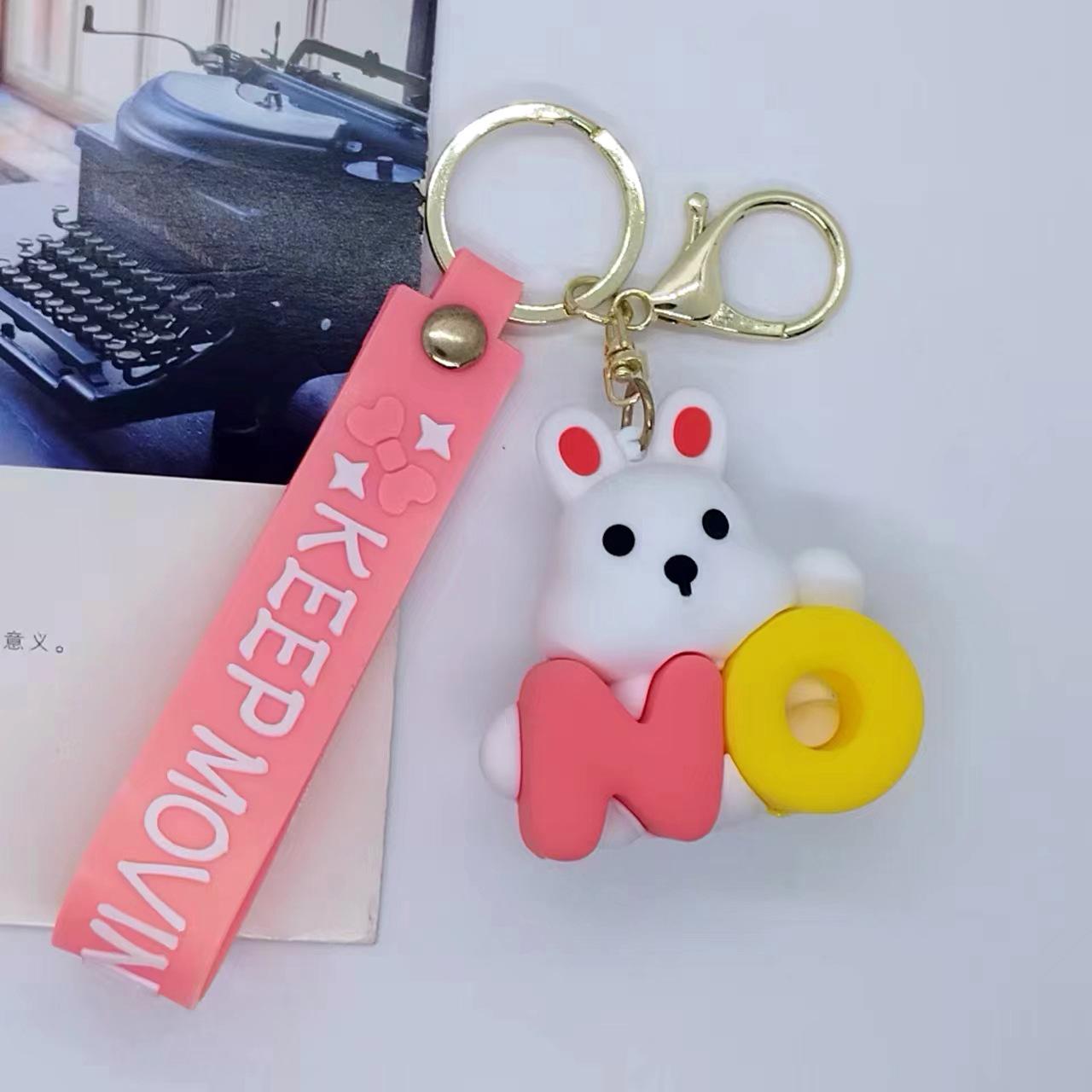 Creative Cartoon Bunny and Teddy Bear Keychain Bag, Car Keychain Accessories Gift Wholesale Kawaii Cute Personalized Gifts Y2k
Creative Cartoon Bunny and Teddy Bear Keychain Bag, Car Keychain Accessories Gift Wholesale Kawaii Cute Personalized Gifts Y2k