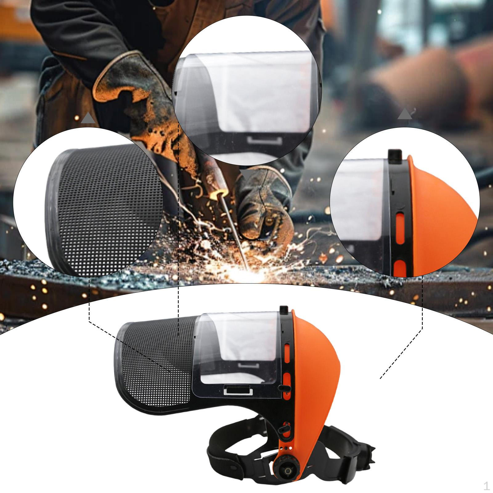 Face for Trimmer, Lawn Mower, , Work Equipment Forestry Work, помаранчевий
Face for Trimmer, Lawn Mower, , Work Equipment Forestry Work, помаранчевий