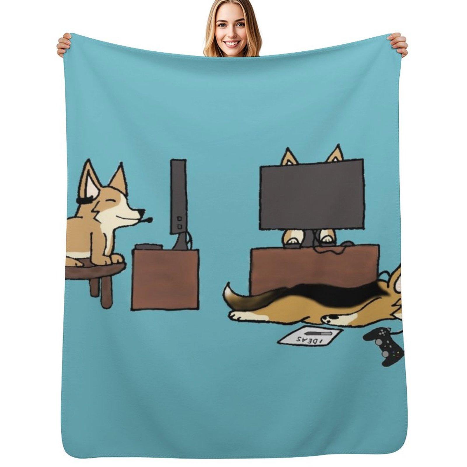 Computer Science Corgis Throw Blanket Portable Lightweight Blanket for Travel Camping 102x76cm(40x30in)
Computer Science Corgis Throw Blanket Portable Lightweight Blanket for Travel Camping 102x76cm(40x30in)