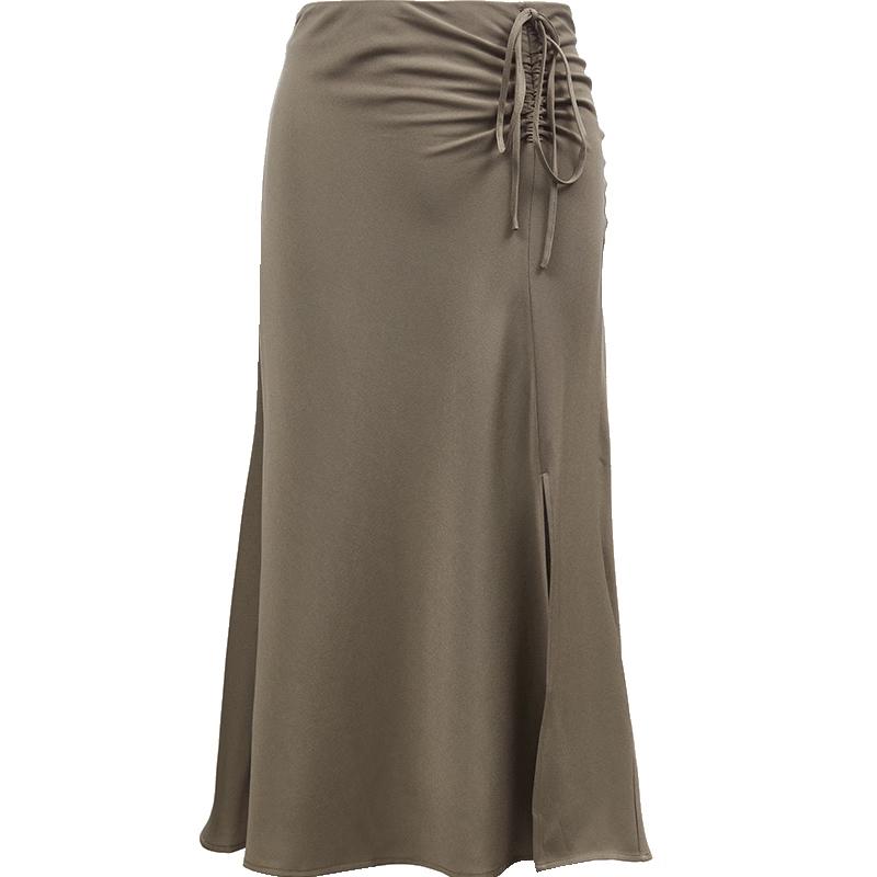 Тільки жіноча літня міді-спідниця 2024 року з високою талією та розрізом L
Тільки жіноча літня міді-спідниця 2024 року з високою талією та розрізом L