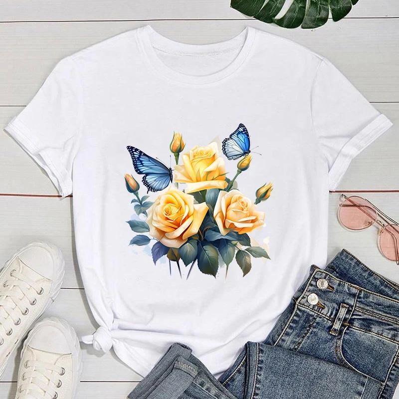 (Премиум-футболка)Футболка с цветами и бабочками, женская модная футболка Harajuku, летняя крутая футболка с коротким рукавом в стиле хип-хоп XXXL золотой
(Премиум-футболка)Футболка с цветами и бабочками, женская модная футболка Harajuku, летняя крутая футболка с коротким рукавом в стиле хип-хоп XXXL золотой