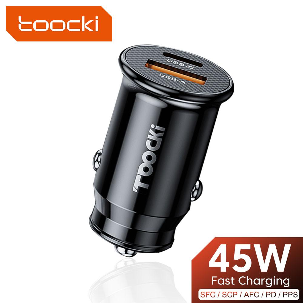 Автомобильное зарядное устройство Toocki USB C QC4.0 45 Вт Тип C 5A PD Быстрое автомобильное зарядное устройство для телефона для iPhone 13 12 14 Pro Xiaomi Huawei Samsung S22 Ultra
Автомобильное зарядное устройство Toocki USB C QC4.0 45 Вт Тип C 5A PD Быстрое автомобильное зарядное устройство для телефона для iPhone 13 12 14 Pro Xiaomi Huawei Samsung S22 Ultra