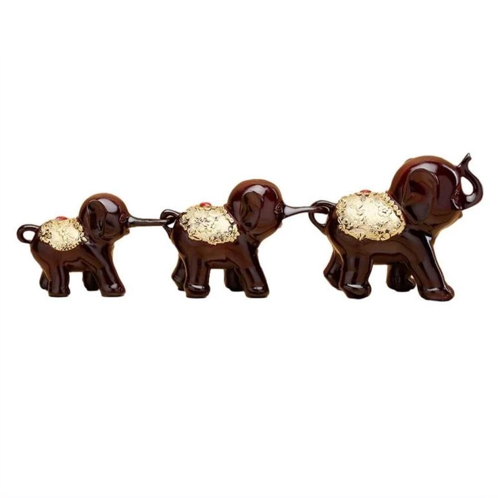 3pcs/set Handicraft Elephant Statue Crafts Resin Animal Sculpture Desktop Decoration червоний
3pcs/set Handicraft Elephant Statue Crafts Resin Animal Sculpture Desktop Decoration червоний