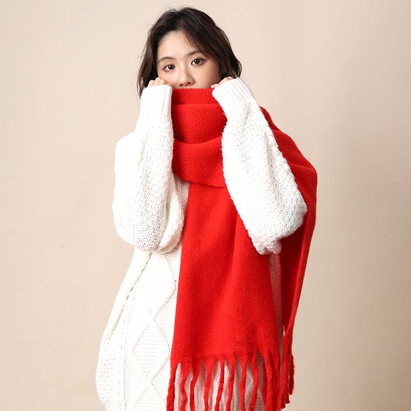 Зимний женский новый мохеровый белый шарф утолщенный универсальный теплый атмосфера пары зимний шарф женский 210*40 красный
Зимний женский новый мохеровый белый шарф утолщенный универсальный теплый атмосфера пары зимний шарф женский 210*40 красный