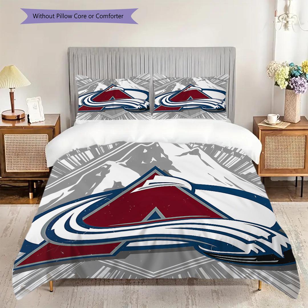 Colorado Avalanche Pattern Bedding Quilt Set Quilt Cover Pillowcase Home Decoration Birthday Gift (1 * duvet cover + 2 * pillowcase, without core) 200x220cm
Colorado Avalanche Pattern Bedding Quilt Set Quilt Cover Pillowcase Home Decoration Birthday Gift (1 * duvet cover + 2 * pillowcase, without core) 200x220cm