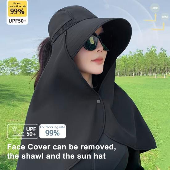 Sun Hat for Women Wide Brim Shawl with Neck Flap And Ponytail Hole Outdoor UV Protection Beach Hat for Fishing Hiking чорний
Sun Hat for Women Wide Brim Shawl with Neck Flap And Ponytail Hole Outdoor UV Protection Beach Hat for Fishing Hiking чорний