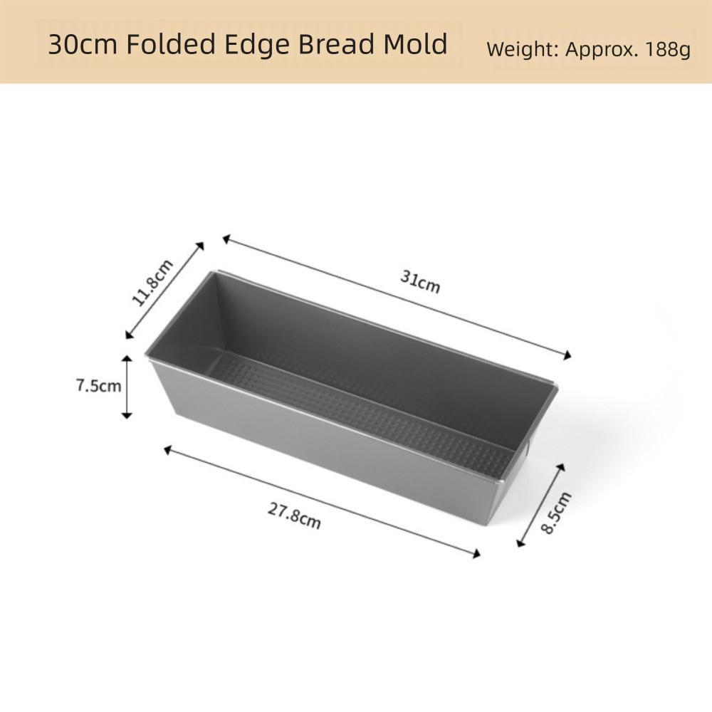 NonStick Rectangle Loaf Pan Multi-Purpose Oven Baking Pan Thickened Toast Box Home Kitchen Rectangle 30cm
NonStick Rectangle Loaf Pan Multi-Purpose Oven Baking Pan Thickened Toast Box Home Kitchen Rectangle 30cm