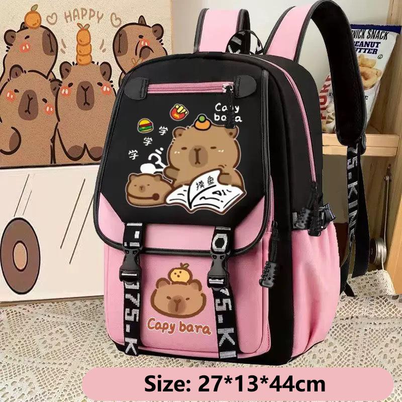 Stylish Kawaii Capybara Computer Backpack Cartoon Casual Daypack Teens Bag Large Capacity Adjustable Strap Schoolbag Gifts
Stylish Kawaii Capybara Computer Backpack Cartoon Casual Daypack Teens Bag Large Capacity Adjustable Strap Schoolbag Gifts