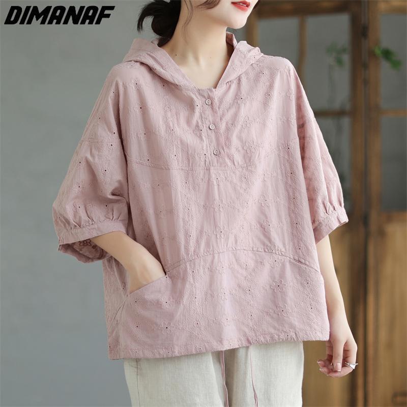 DIMANAF 2023, женская блузка, шляпа, футболка с капюшоном, повседневные топы, свободные льняные топы с цветочным принтом и круглым вырезом, летнее кружево с коротким рукавом, винтажный розовый
DIMANAF 2023, женская блузка, шляпа, футболка с капюшоном, повседневные топы, свободные льняные топы с цветочным принтом и круглым вырезом, летнее кружево с коротким рукавом, винтажный розовый