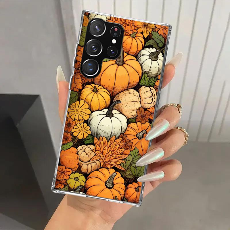 Pumpkin Happy Fall Autumn Phone Case for Samsung Galaxy S26 S24 S23 Ultra S25 Edge S22 S21 Plus S20 FE + Soft Print Shell Funda Samsung S24 Ultra
Pumpkin Happy Fall Autumn Phone Case for Samsung Galaxy S26 S24 S23 Ultra S25 Edge S22 S21 Plus S20 FE + Soft Print Shell Funda Samsung S24 Ultra