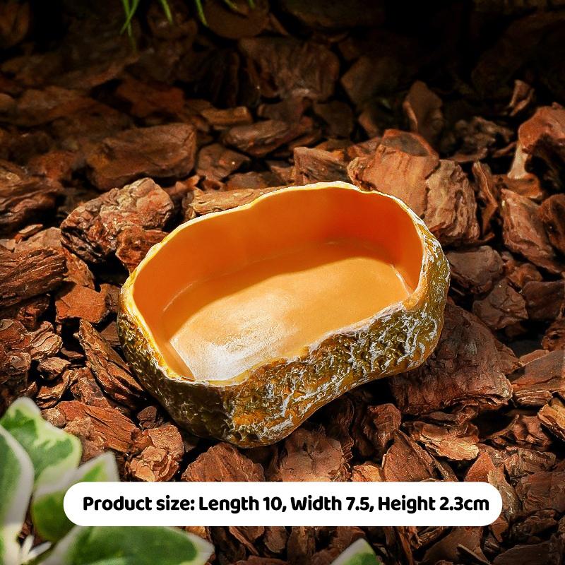 1Pcs Rock-shaped Reptile Water And Food Tray, Leak-proof And Easy To Clean, Suitable For Indoor Reptile Landscaping
1Pcs Rock-shaped Reptile Water And Food Tray, Leak-proof And Easy To Clean, Suitable For Indoor Reptile Landscaping