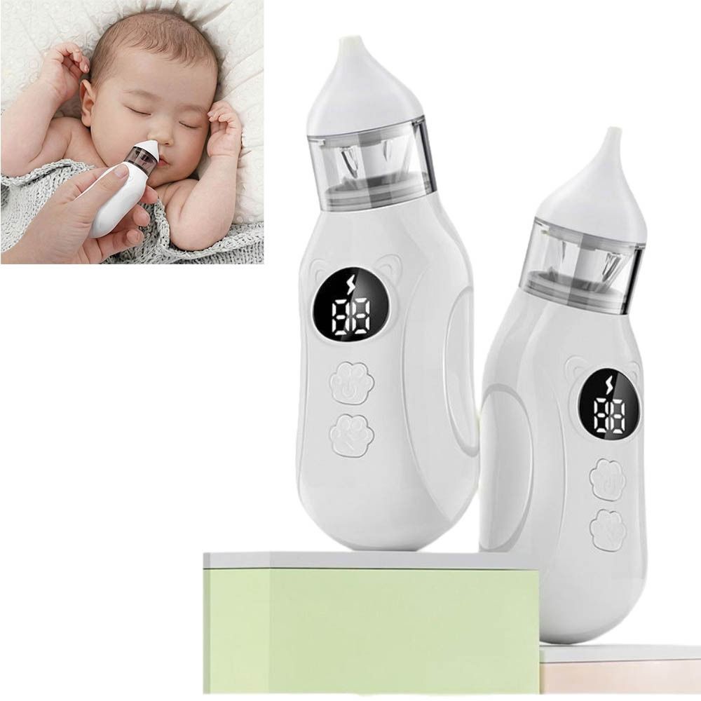 Rechargeable Newborn Nose Sucker 2 Silicone Tips Baby Nasal Inhaler Baby Cleaning Care білий
Rechargeable Newborn Nose Sucker 2 Silicone Tips Baby Nasal Inhaler Baby Cleaning Care білий
