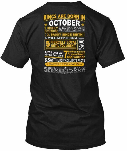 Kings Are Born In October Birthday Men T shirt Made in the USA Size S to 5XL M
Kings Are Born In October Birthday Men T shirt Made in the USA Size S to 5XL M