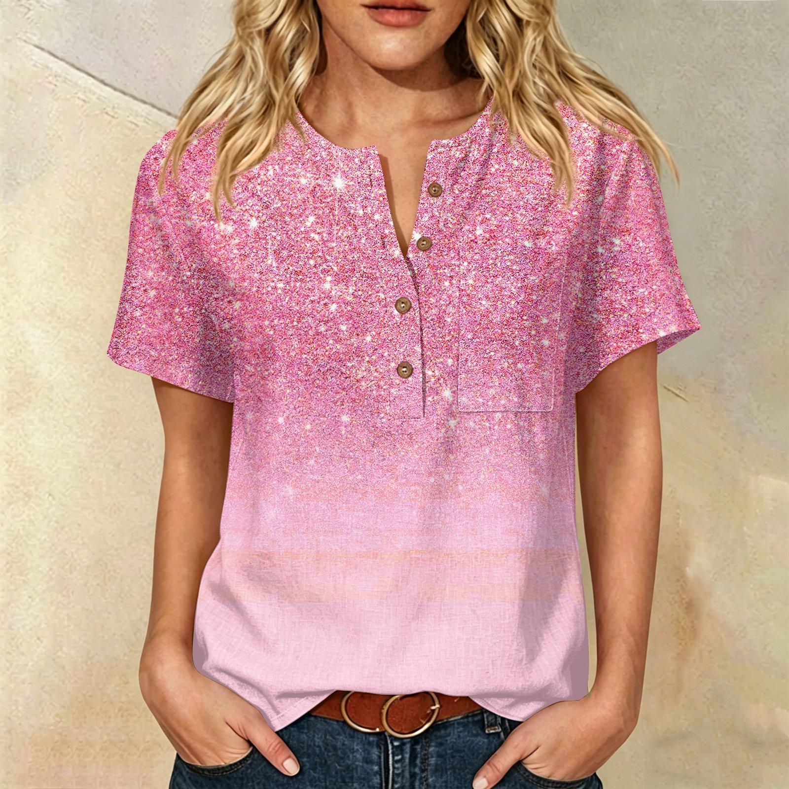 Women’s Fashion Printed Shirt Cotton Linen Short Sleeve Henley Neck Button Front Pocket Design Loose Fit Top for Daily Wear XXL розовый
Women’s Fashion Printed Shirt Cotton Linen Short Sleeve Henley Neck Button Front Pocket Design Loose Fit Top for Daily Wear XXL розовый