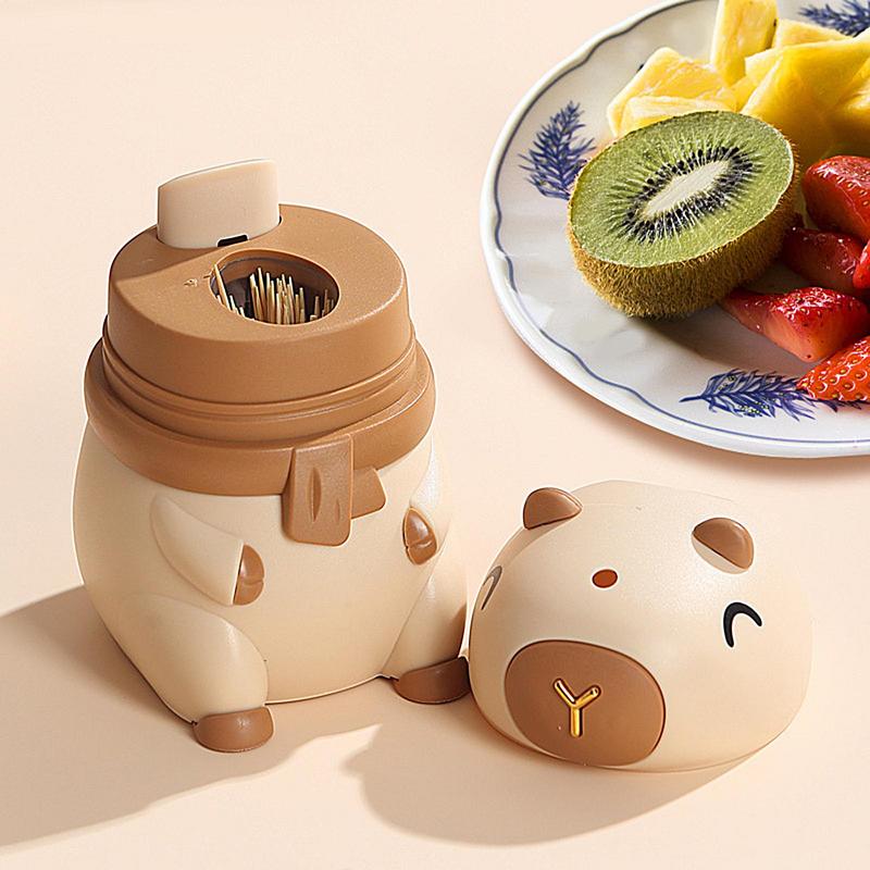 Toothpick Holder Toothpick Travel Case Decorative Automatic Smart Organizer Bucket Jar Capybara Design For Kitchen Bathroom CHINA
Toothpick Holder Toothpick Travel Case Decorative Automatic Smart Organizer Bucket Jar Capybara Design For Kitchen Bathroom CHINA