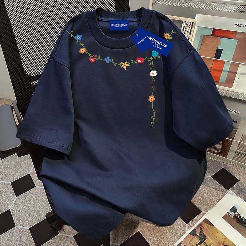 Женская футболка Летняя Большого размера Хлопковая Футболка-пуловер Мягкий Свободный Круглый вырез Повседневный Топ с коротким рукавом XXXL темно-синий
Женская футболка Летняя Большого размера Хлопковая Футболка-пуловер Мягкий Свободный Круглый вырез Повседневный Топ с коротким рукавом XXXL темно-синий