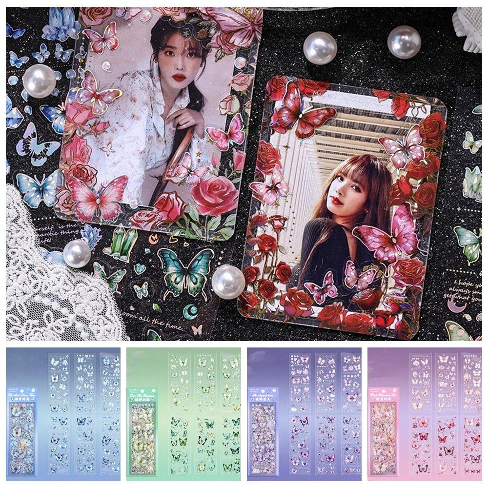 6 Pcs/Set PET Crystal Laser Butterfly Stickers Vintage Handbook Decal School Stationery style 1
6 Pcs/Set PET Crystal Laser Butterfly Stickers Vintage Handbook Decal School Stationery style 1