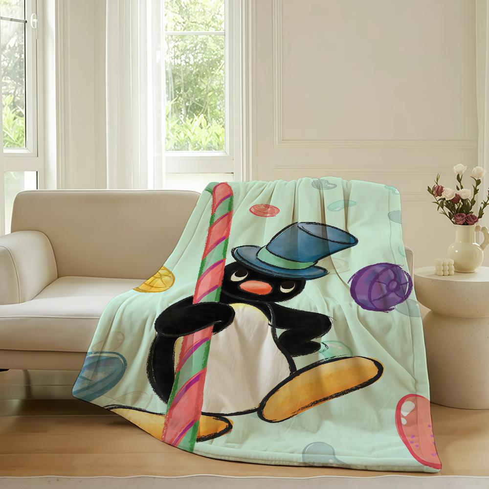 Cartoon cute Pingu Blanket For Sofa Office Bed Plane Travel Sleep Read Relax Camping Soft And Warm 75x90cm
Cartoon cute Pingu Blanket For Sofa Office Bed Plane Travel Sleep Read Relax Camping Soft And Warm 75x90cm