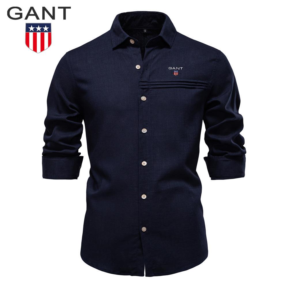 GANT 2025 Spring/Summer Embroidered New Men s Business Casual Shirt Solid Color Large Size Long Sleeve Shirt for Men XXL
GANT 2025 Spring/Summer Embroidered New Men s Business Casual Shirt Solid Color Large Size Long Sleeve Shirt for Men XXL