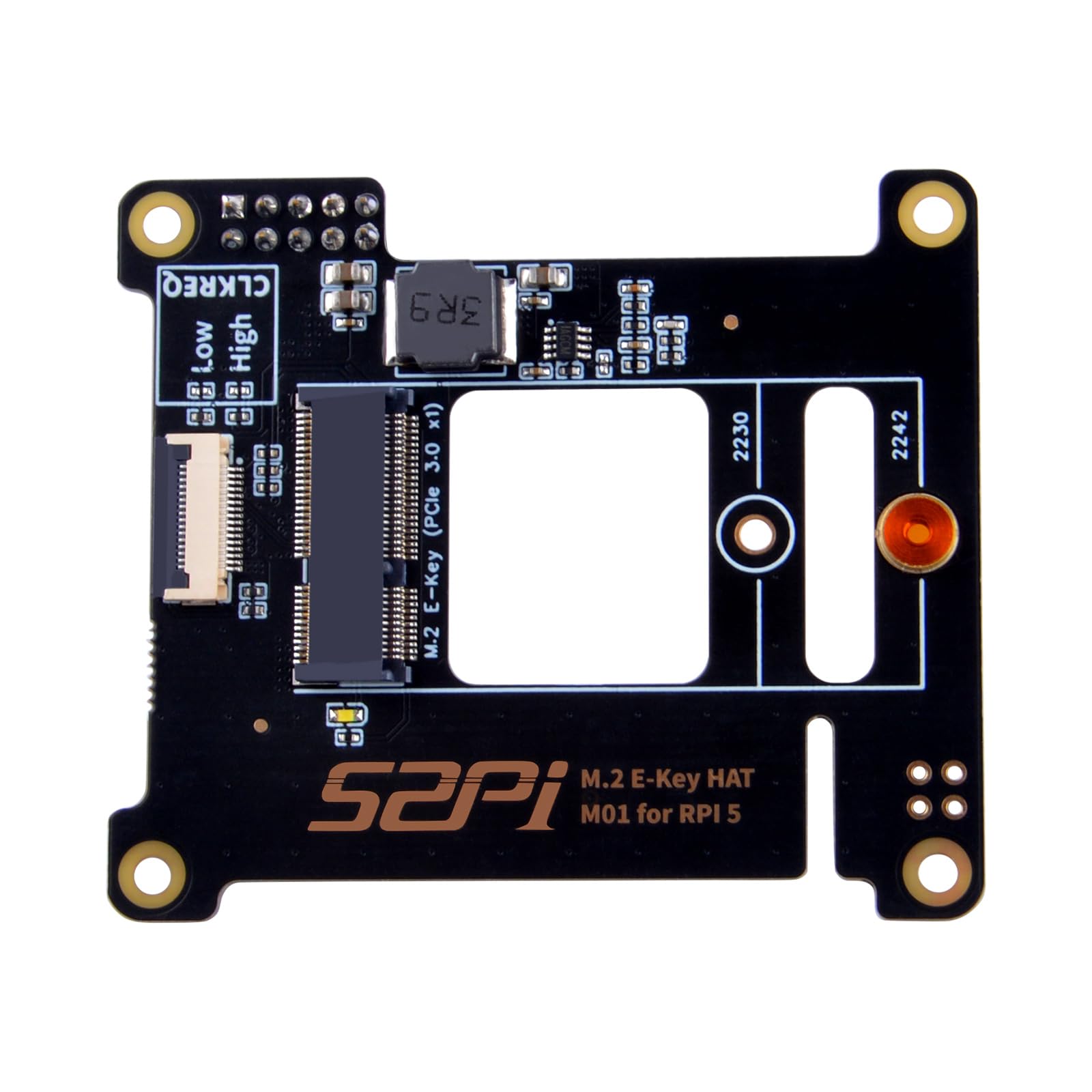 GeeekPi M01 PCIe NVMe SSD Периферійна плата PCIe для Raspberry Pi Підтримка NVMe SSD M.2 E-Key 5, M.2 E-Key 2230/2242
GeeekPi M01 PCIe NVMe SSD Периферійна плата PCIe для Raspberry Pi Підтримка NVMe SSD M.2 E-Key 5, M.2 E-Key 2230/2242