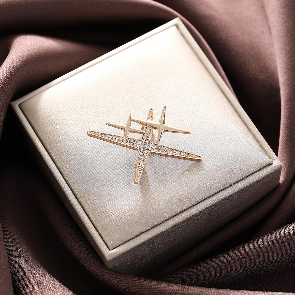 Брошь Звезда со стразами - Аксессуар для женского пиджака, в корейском стиле, легкая роскошь белый
Брошь Звезда со стразами - Аксессуар для женского пиджака, в корейском стиле, легкая роскошь белый