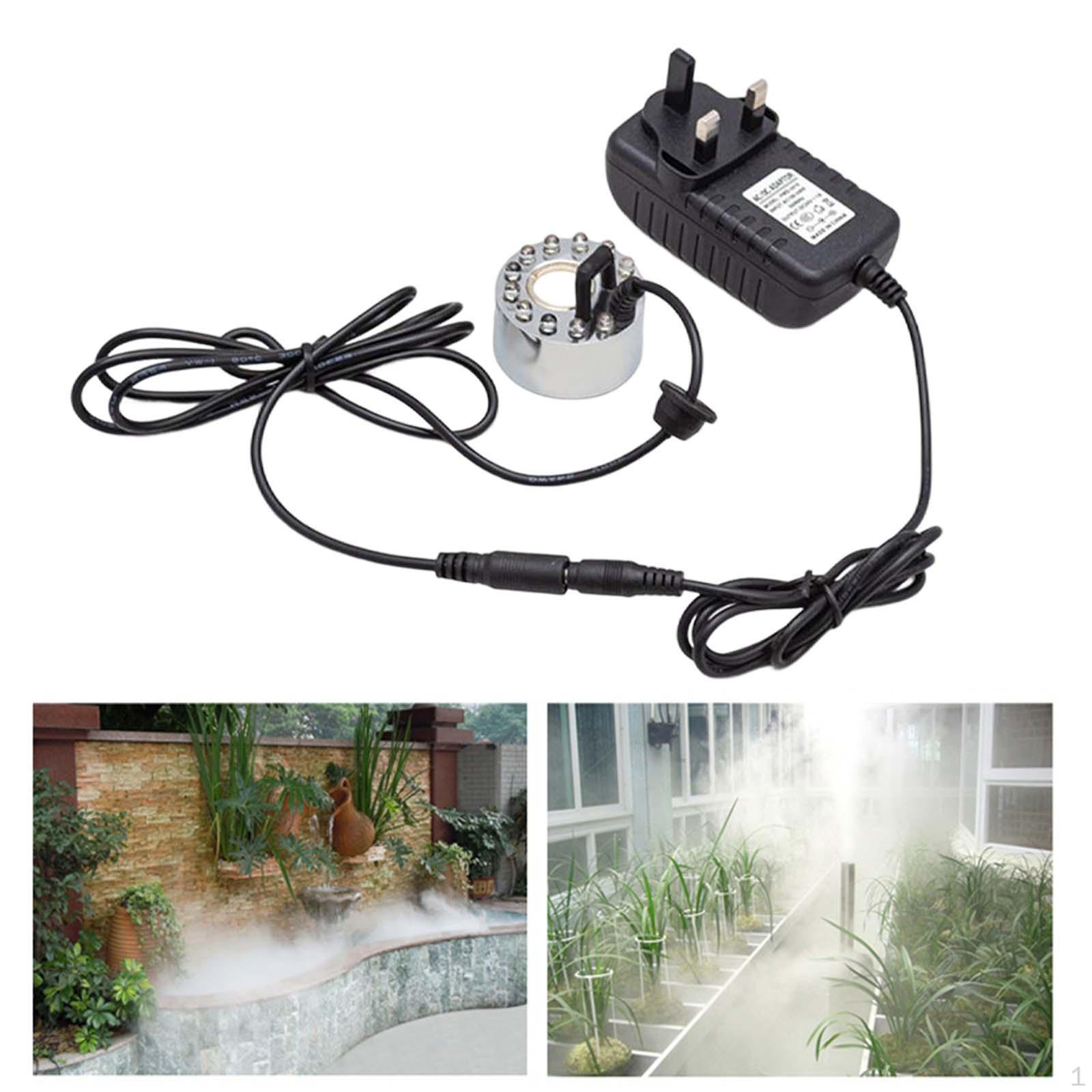 Colorful Light Humidifier Fog Machine Water Pond Fountain for Birdbath Aquarium Bonsai Halloween
Colorful Light Humidifier Fog Machine Water Pond Fountain for Birdbath Aquarium Bonsai Halloween