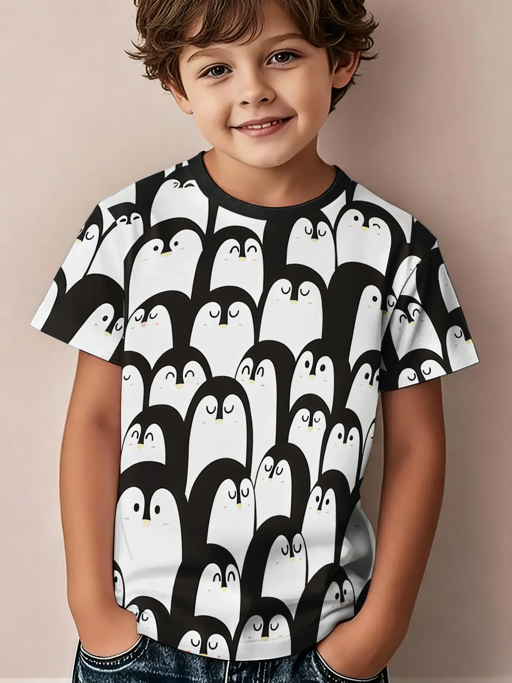 Fashionable and versatile boys and girls new personalized novelty pattern T-shirt creative simple street summer short-sleeved 160
Fashionable and versatile boys and girls new personalized novelty pattern T-shirt creative simple street summer short-sleeved 160