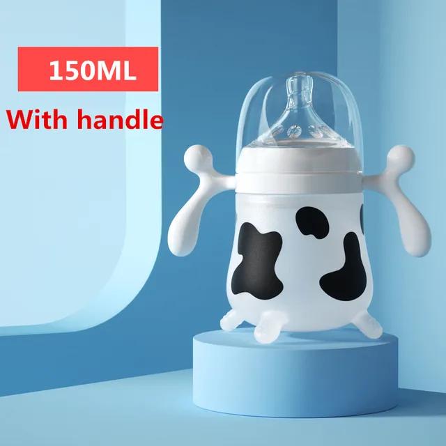 Silicone Baby Feeding Bottle Cute Cow Imitating Breast Milk For Newborn Infant Anti colic Anti choking Milk Feeding Supplies New
Silicone Baby Feeding Bottle Cute Cow Imitating Breast Milk For Newborn Infant Anti colic Anti choking Milk Feeding Supplies New
