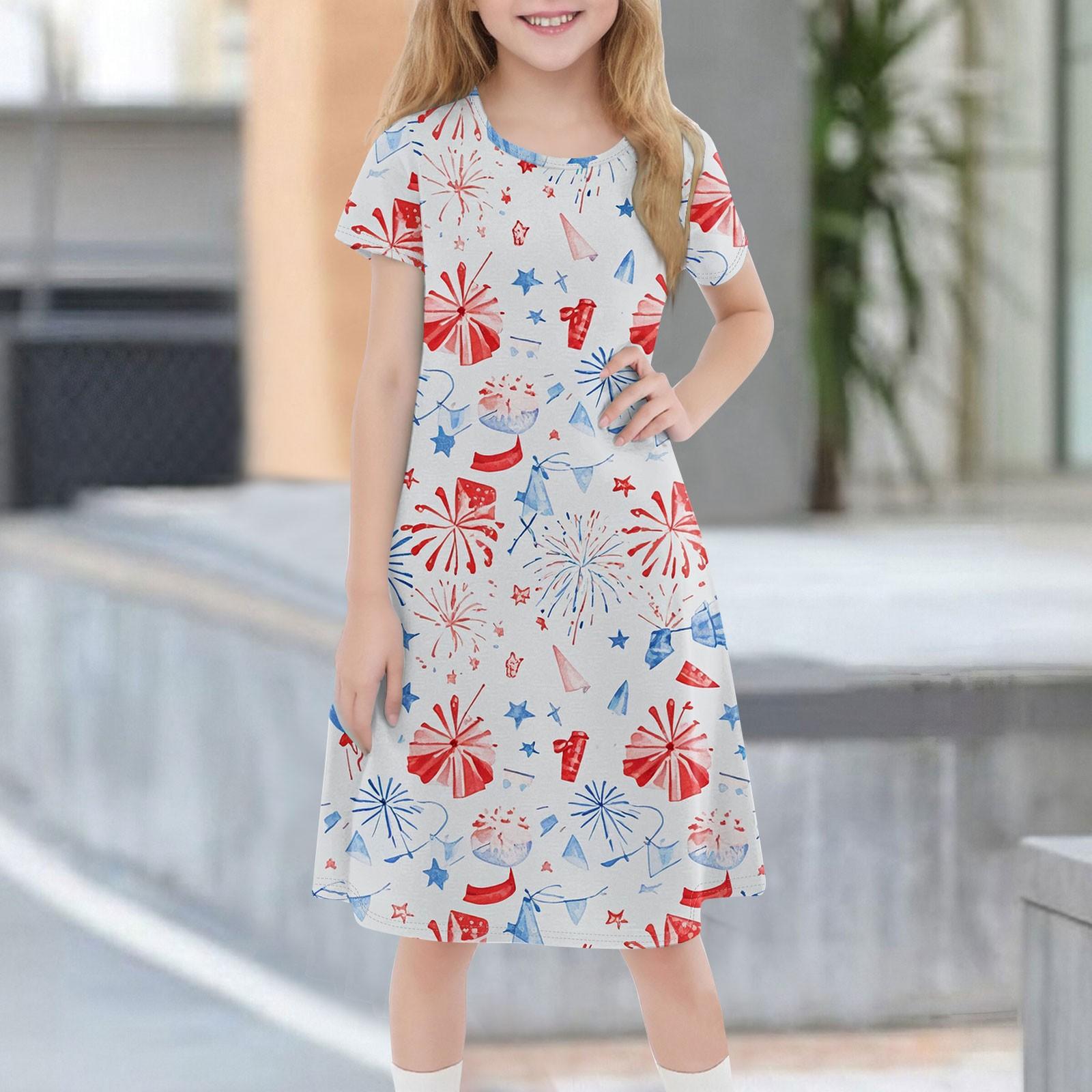 Children s Summer Short-sleeved Casual Fashion Round Neck Dress 100
Children s Summer Short-sleeved Casual Fashion Round Neck Dress 100
