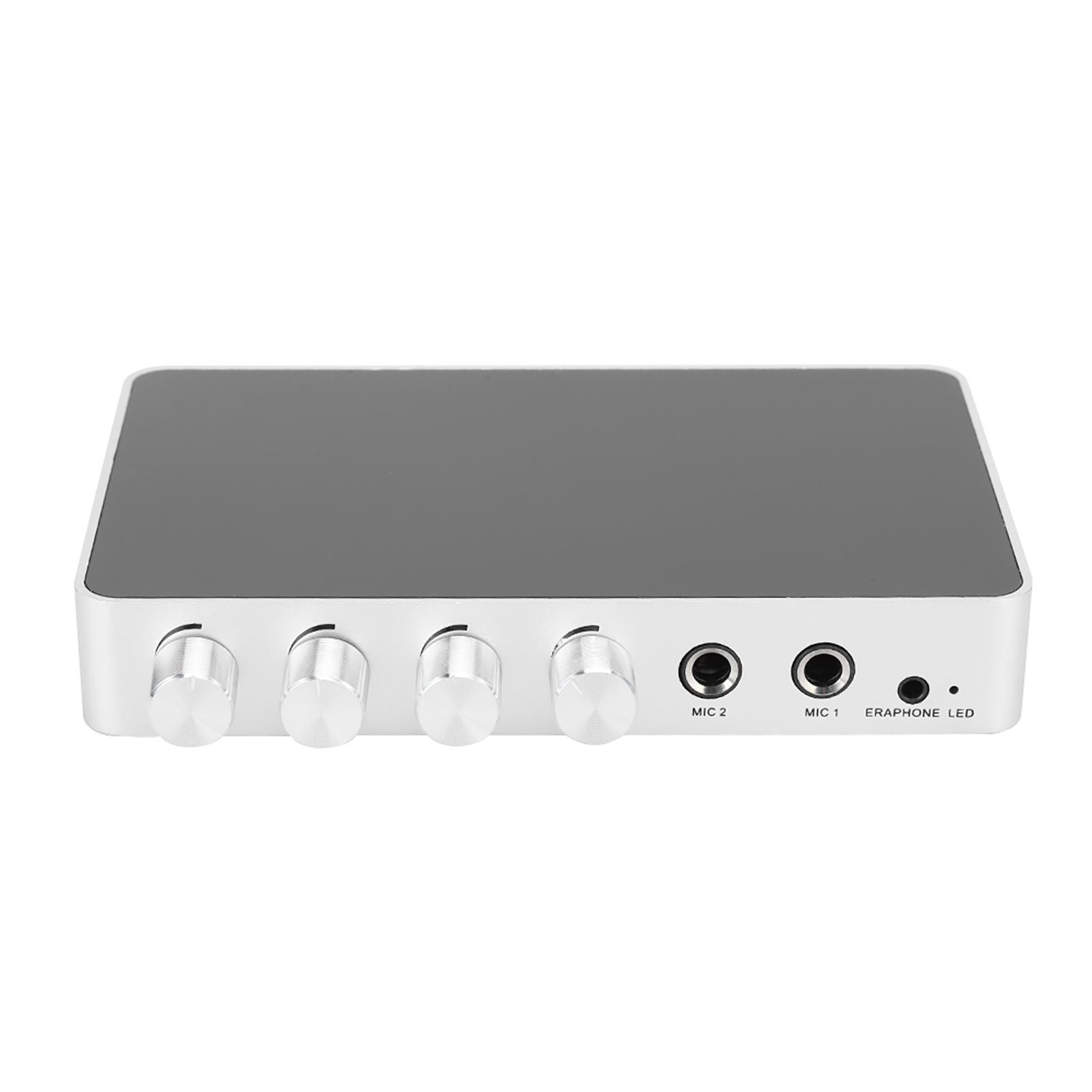 4K Mini HD Караоке Звуковой Микшер Двойной Микрофон Вход Регулировка Громкости Для Сцены KTV RoomEU Plug EU Plug
4K Mini HD Караоке Звуковой Микшер Двойной Микрофон Вход Регулировка Громкости Для Сцены KTV RoomEU Plug EU Plug