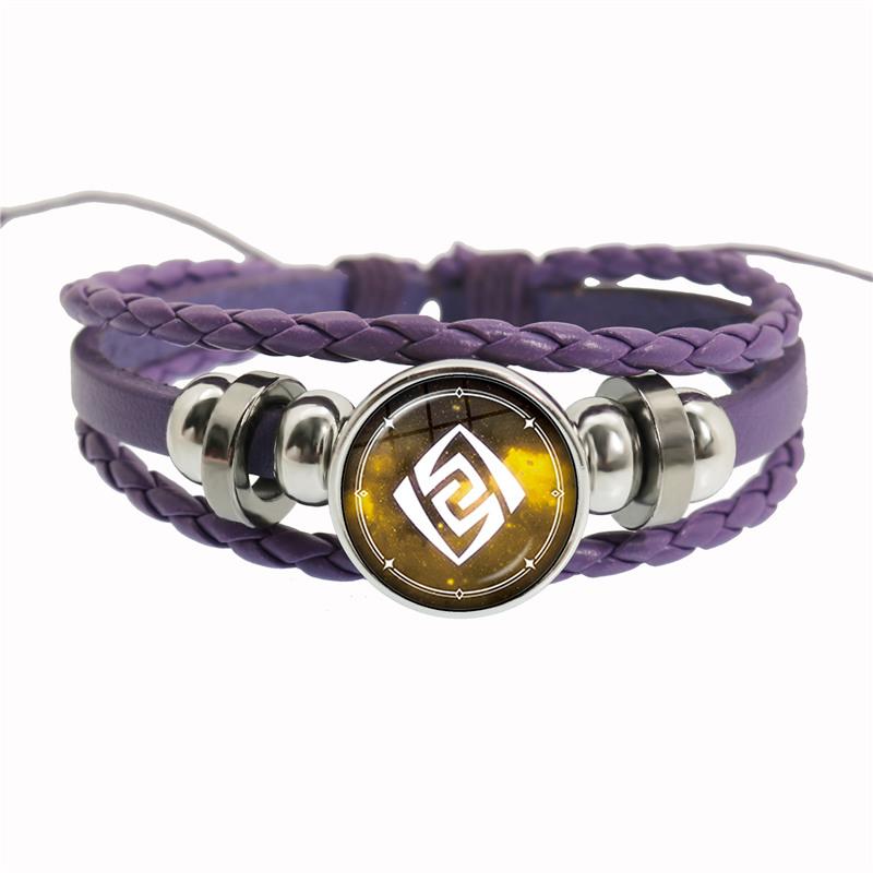 Genshin Impact Game Cosplay Prop Eye of God Water Wind Thunder Fire Rock Ice Element Purple Bracelet Jewelry Fans Gift
Genshin Impact Game Cosplay Prop Eye of God Water Wind Thunder Fire Rock Ice Element Purple Bracelet Jewelry Fans Gift